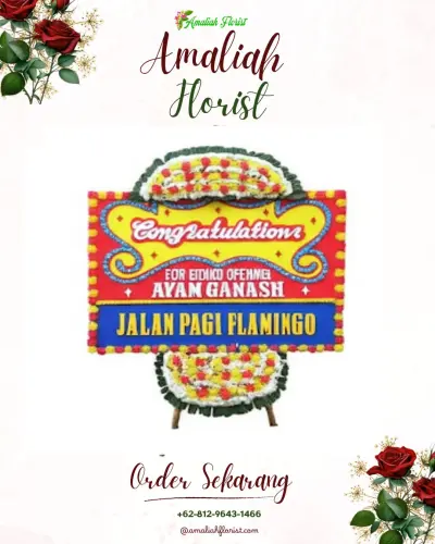 Bunga Papan Congratulation di Rembun